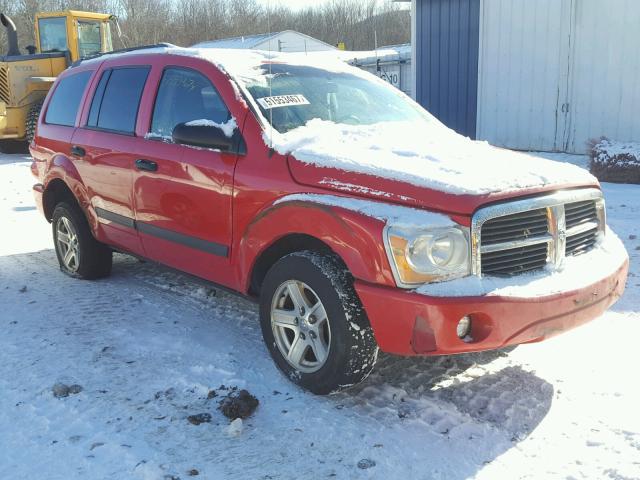 1D4HB48NX6F155443 - 2006 DODGE DURANGO SL RED photo 1