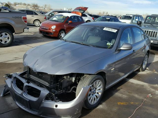 WBAPK73539A456846 - 2009 BMW 328 XI GRAY photo 2