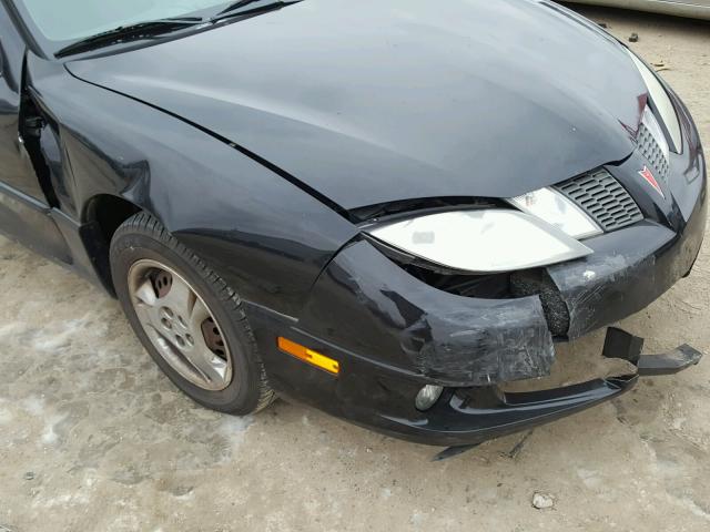 3G2JB12F55S165388 - 2005 PONTIAC SUNFIRE BLACK photo 9