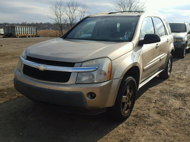 2CNDL73F356151569 - 2005 CHEVROLET EQUINOX LT GOLD photo 2