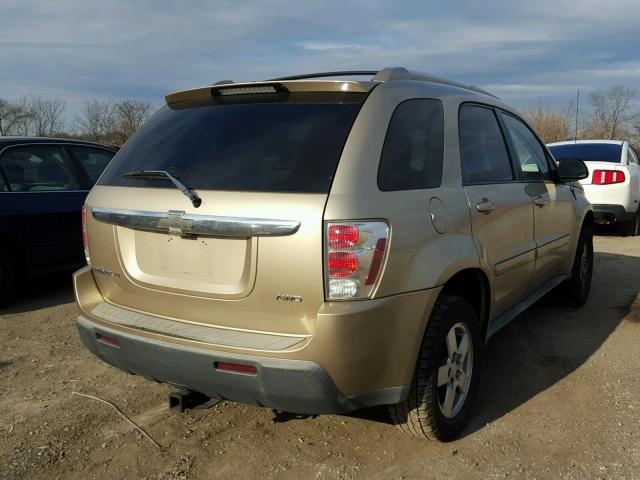 2CNDL73F356151569 - 2005 CHEVROLET EQUINOX LT GOLD photo 4