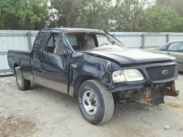 1FTRX17262NA25619 - 2002 FORD F150 BLACK photo 1