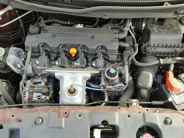 19XFB2F85FE109941 - 2015 HONDA CIVIC EX მუქწითელი ფოტო 7