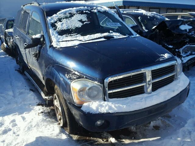 1D4HB48N96F128041 - 2006 DODGE DURANGO SL BLUE photo 1