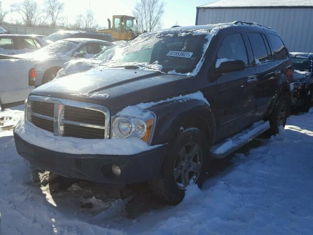 1D4HB48N96F128041 - 2006 DODGE DURANGO SL BLUE photo 2