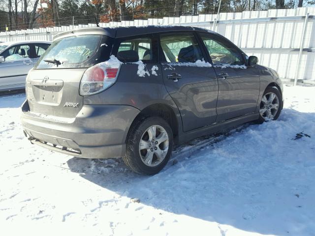 2T1KR30E57C679808 - 2007 TOYOTA COROLLA MA GRAY photo 4