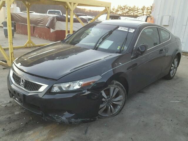 1HGCS12769A024531 - 2009 HONDA ACCORD EX BLACK photo 2