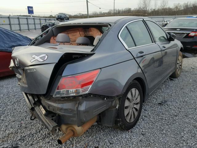 JHMCP26328C027733 - 2008 HONDA ACCORD LX GRAY photo 4