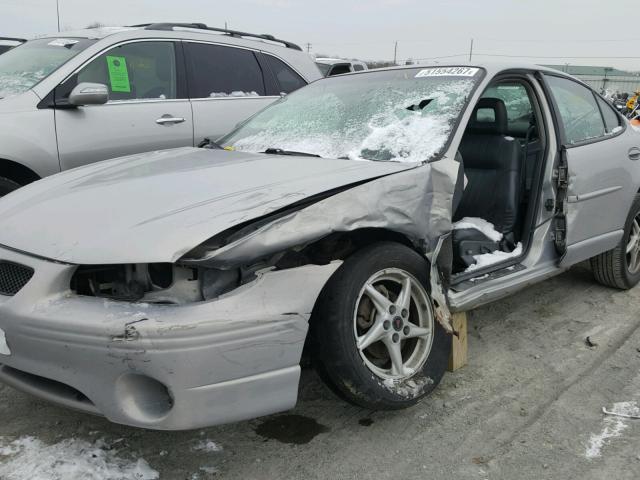 1G2WP52K9YF237245 - 2000 PONTIAC GRAND PRIX SILVER photo 9