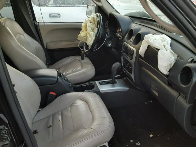 1J4GL58K82W328723 - 2002 JEEP LIBERTY LI BLACK photo 5