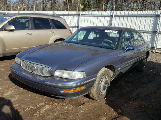 1G4HP52K9VH468176 - 1997 BUICK LESABRE CU BLUE photo 2