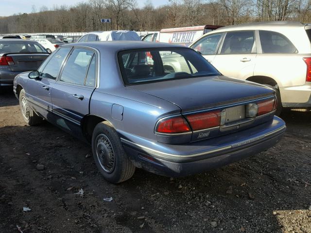 1G4HP52K9VH468176 - 1997 BUICK LESABRE CU BLUE photo 3