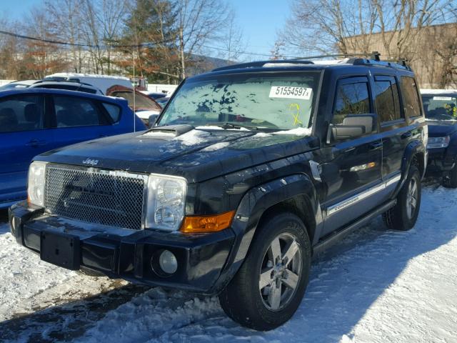 1J8HG58N36C191330 - 2006 JEEP COMMANDER BLACK photo 2