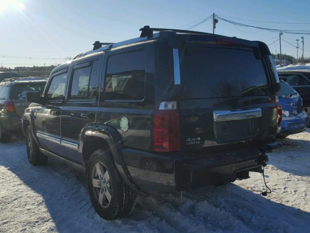 1J8HG58N36C191330 - 2006 JEEP COMMANDER BLACK photo 3