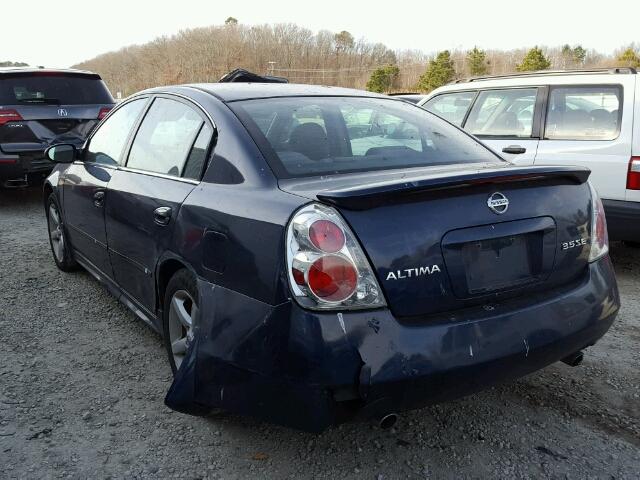 1N4BL11D56C156975 - 2006 NISSAN ALTIMA SE BLUE photo 3