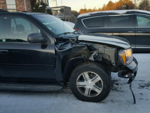 1GNDT13S862225444 - 2006 CHEVROLET TRAILBLAZE BLACK photo 9