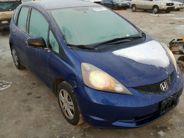 JHMGE8H26AS012078 - 2010 HONDA FIT BLUE photo 1