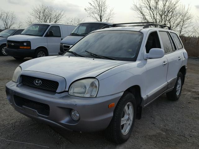 KM8SC13D02U184884 - 2002 HYUNDAI SANTA FE G WHITE photo 2