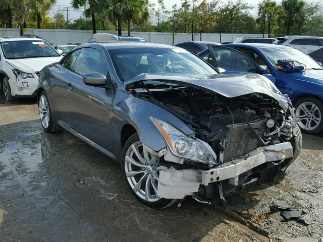 JN1CV6FE0AM354098 - 2010 INFINITI G37 BASE GRAY photo 1