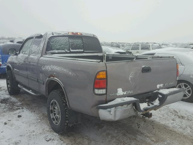 5TBBT4413YS108480 - 2000 TOYOTA TUNDRA ACC SILVER photo 3