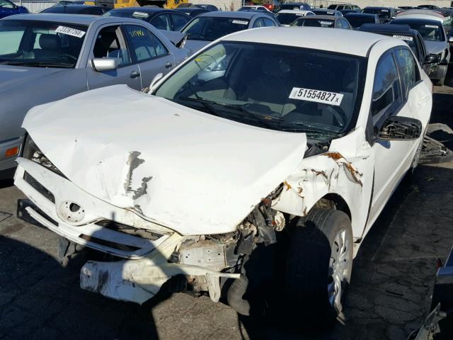 5YFBU4EE6CP067138 - 2012 TOYOTA COROLLA BA WHITE photo 2