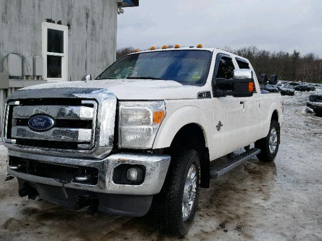 1FT8W3BT8GEC48293 - 2016 FORD F350 SUPER WHITE photo 2