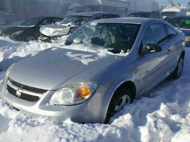 1G1AL15F677220218 - 2007 CHEVROLET COBALT LT SILVER photo 2