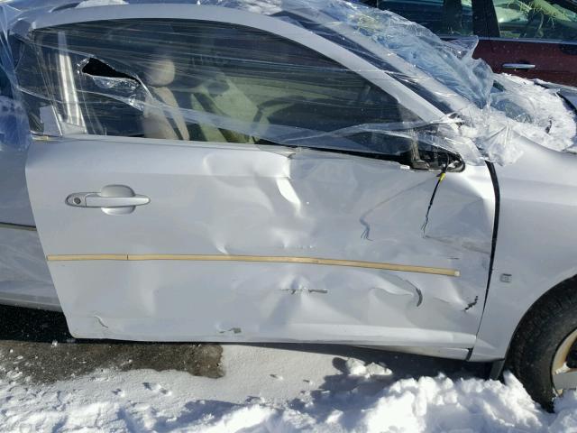 1G1AL15F677220218 - 2007 CHEVROLET COBALT LT SILVER photo 9