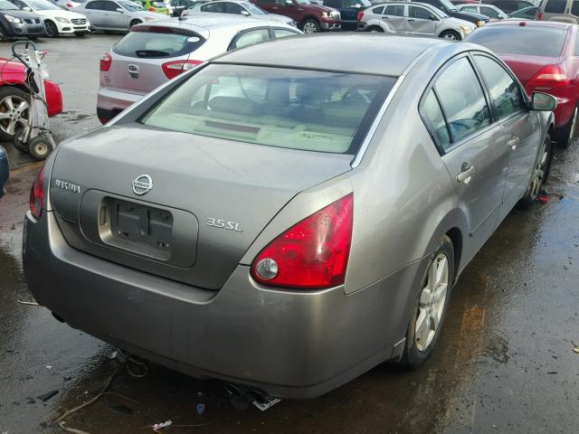 1N4BA41E44C850232 - 2004 NISSAN MAXIMA SE GRAY photo 4