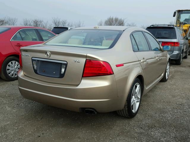 19UUA66256A036233 - 2006 ACURA 3.2TL GOLD photo 4