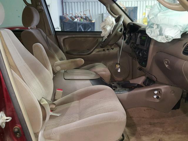 5TBET34166S528383 - 2006 TOYOTA TUNDRA DOU MAROON photo 5