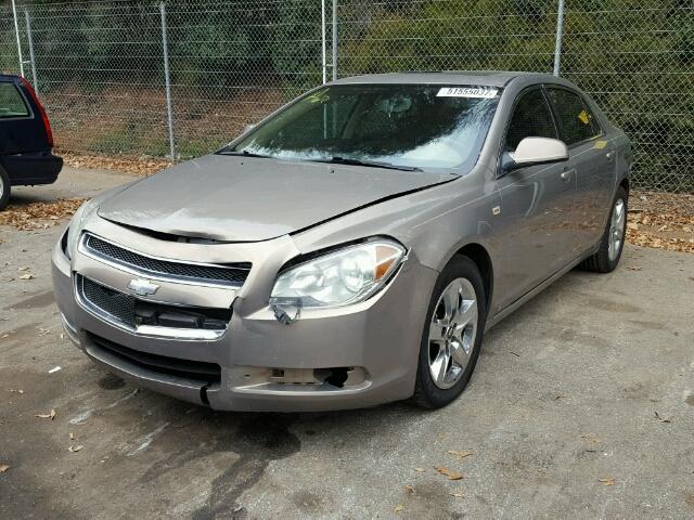 1G1ZH57B98F237043 - 2008 CHEVROLET MALIBU 1LT SILVER photo 2