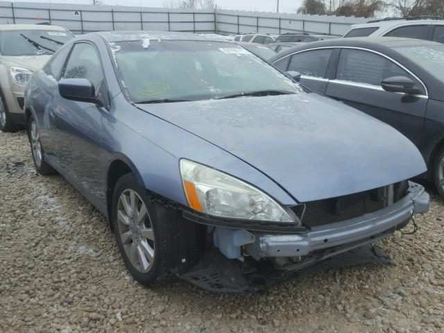 1HGCM826X7A003799 - 2007 HONDA ACCORD EX BLUE photo 1