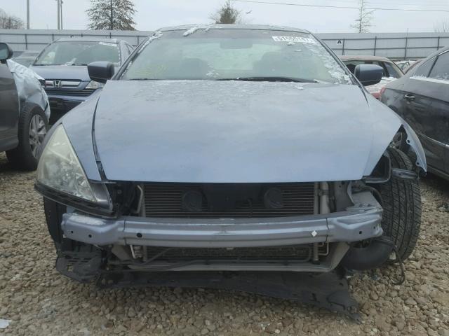 1HGCM826X7A003799 - 2007 HONDA ACCORD EX BLUE photo 9