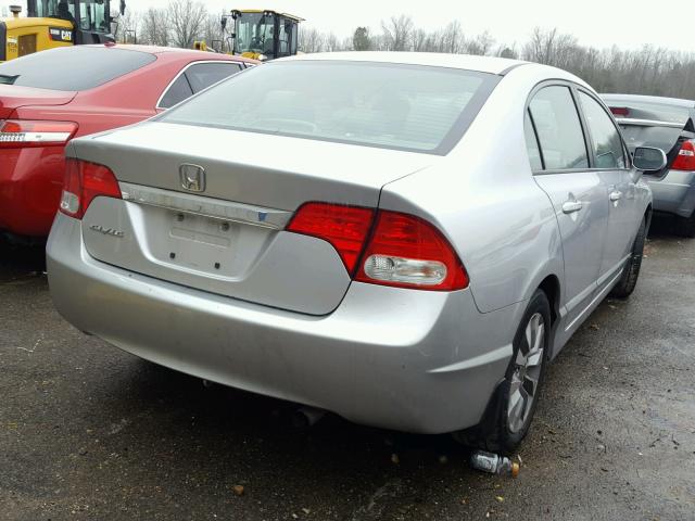 19XFA1F88BE019643 - 2011 HONDA CIVIC EX SILVER photo 4