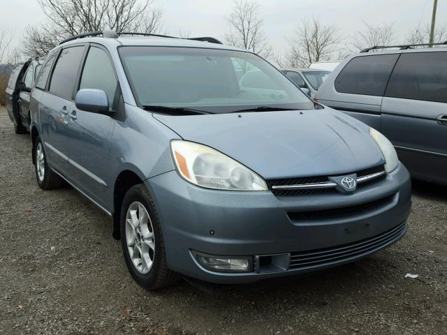 5TDBA22CX4S008702 - 2004 TOYOTA SIENNA XLE BLUE photo 1