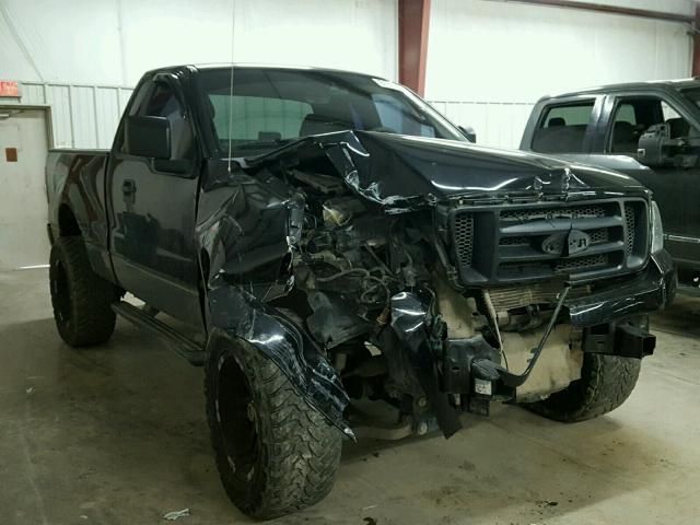 1FTRF14545NA09277 - 2005 FORD F150 BLACK photo 1