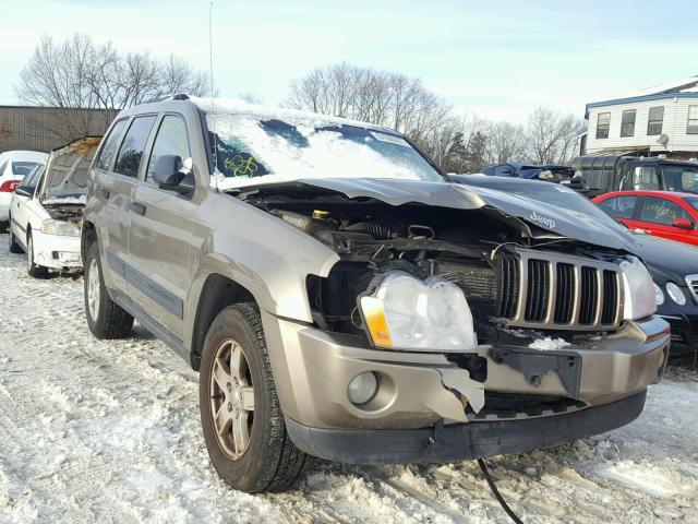 1J4HR48N45C690447 - 2005 JEEP GRAND CHER BEIGE photo 1