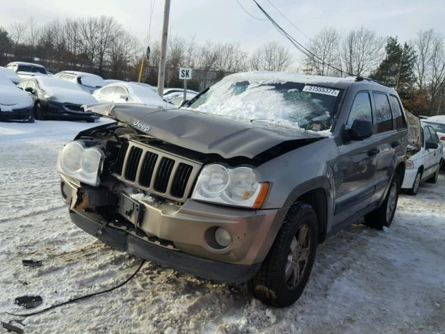 1J4HR48N45C690447 - 2005 JEEP GRAND CHER BEIGE photo 2