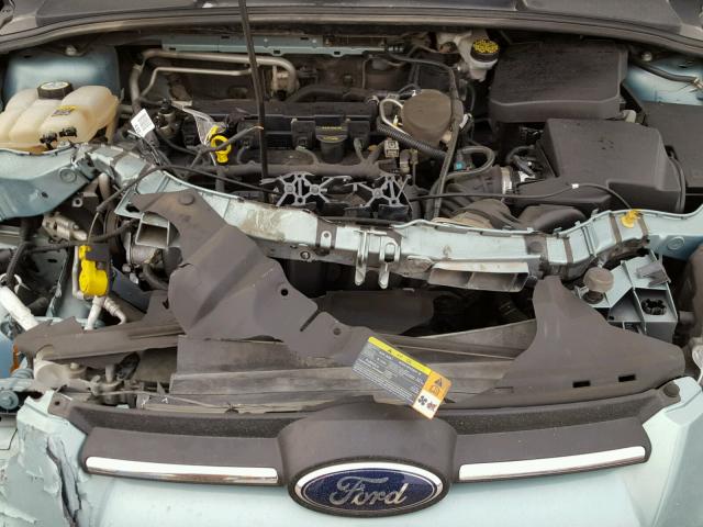 1FAHP3F25CL362195 - 2012 FORD FOCUS SE GREEN photo 7