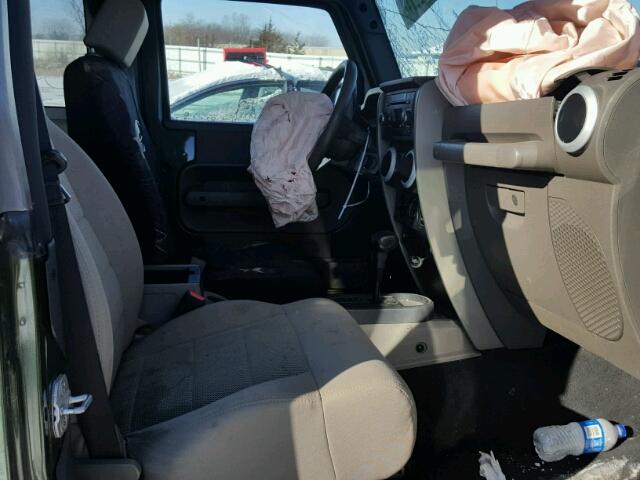 1J4FA54148L567548 - 2008 JEEP WRANGLER S Կանաչ լուսանկար 5