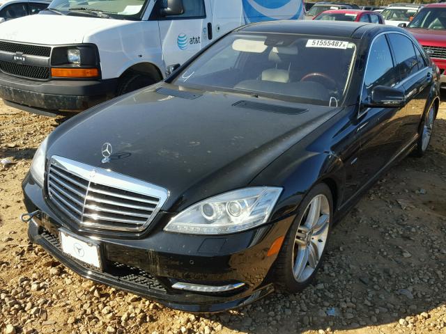 WDDNG9EB5CA490374 - 2012 MERCEDES-BENZ S 550 4MAT BLACK photo 2