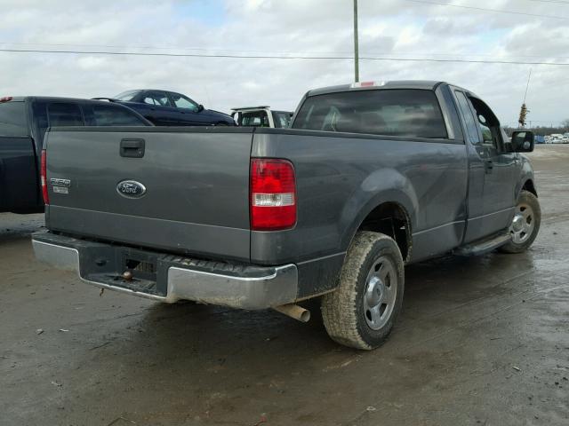 1FTRF12W46NB69978 - 2006 FORD F150 GRAY photo 4