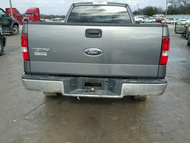 1FTRF12W46NB69978 - 2006 FORD F150 GRAY photo 6