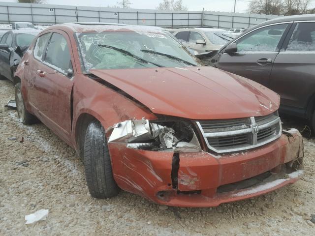 1B3LC56R48N259372 - 2008 DODGE AVENGER SX ORANGE photo 1