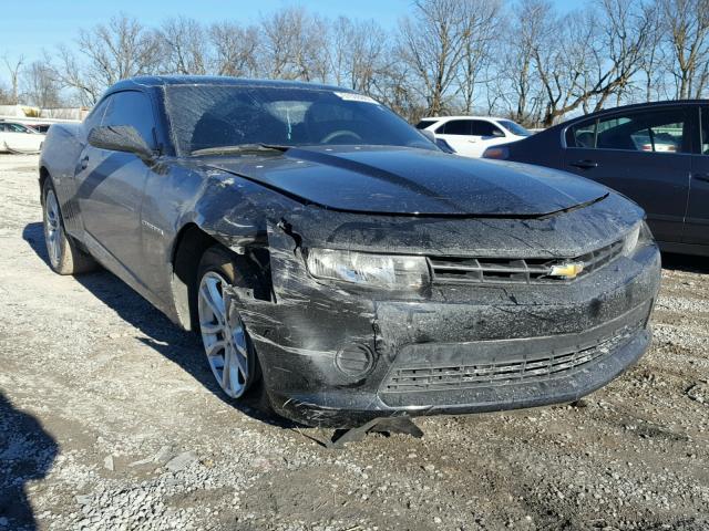 2G1FA1E3XE9320254 - 2014 CHEVROLET CAMARO LS BLACK photo 1