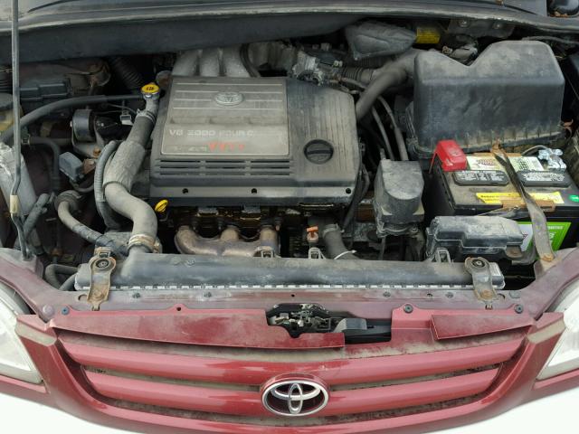 4T3ZF13C51U335575 - 2001 TOYOTA SIENNA LE BURGUNDY photo 7