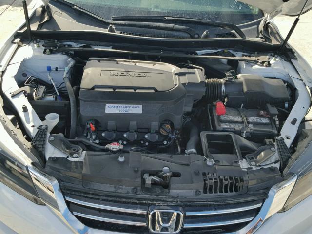 1HGCR3F86EA032908 - 2014 HONDA ACCORD EXL WHITE photo 7