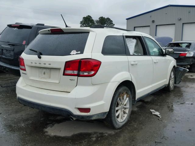 3C4PDCBG9DT666362 - 2013 DODGE JOURNEY SX WHITE photo 4