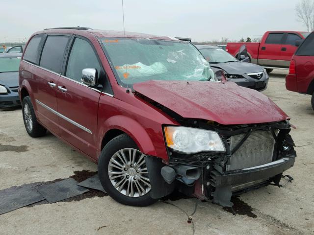 2C4RC1CG0ER231250 - 2014 CHRYSLER TOWN & COU RED photo 1